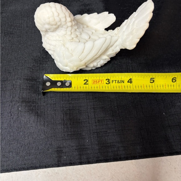 Vintage Italian Carved Alabaster Dove Figurine - Picture 6 of 6